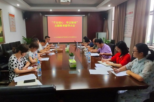 资阳城投集团公司“不忘初心、服膺使命” 主题教育调研督导全面发展