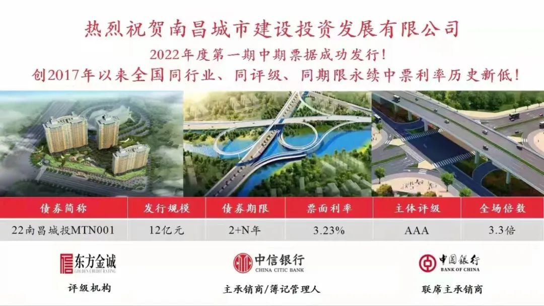 2022首战得胜！资阳城投集团成功刊行12亿元中期单据